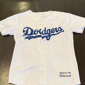 Kids Size Medium Los Angeles Dodgers Mookie Betts #50 Jersey